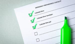 colloidal-silver for emergency preparedness checklist