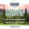 organic sulfur